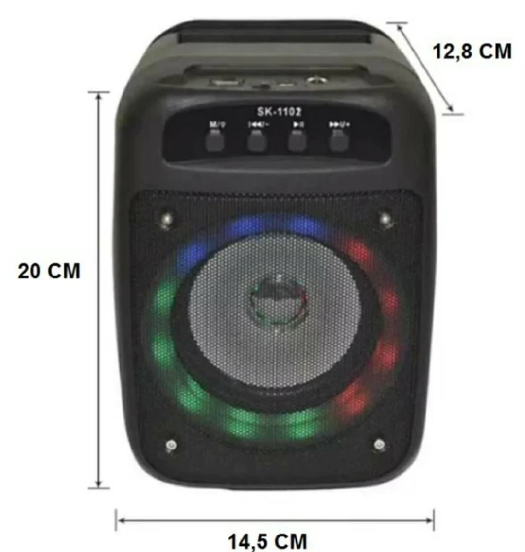 Bluetooth Zvučnik sa LED osvetljenjem SK-1102