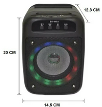 Učitajte sliku u preglednik galerije, Bluetooth Zvučnik sa LED osvetljenjem SK-1102
