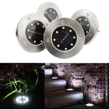 Učitajte sliku u preglednik galerije, Baštenske Solarne Disk Ubodne Lampe 4 kom
